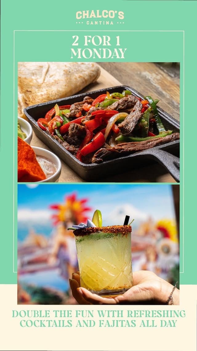 2 For 1 Monday deal image