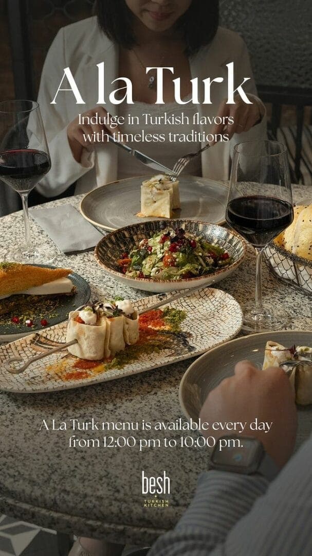 Besh A La Turk Menu deal image