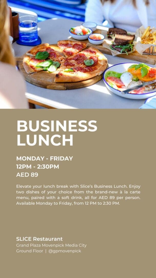 BUSINESS LUNCH deal image
