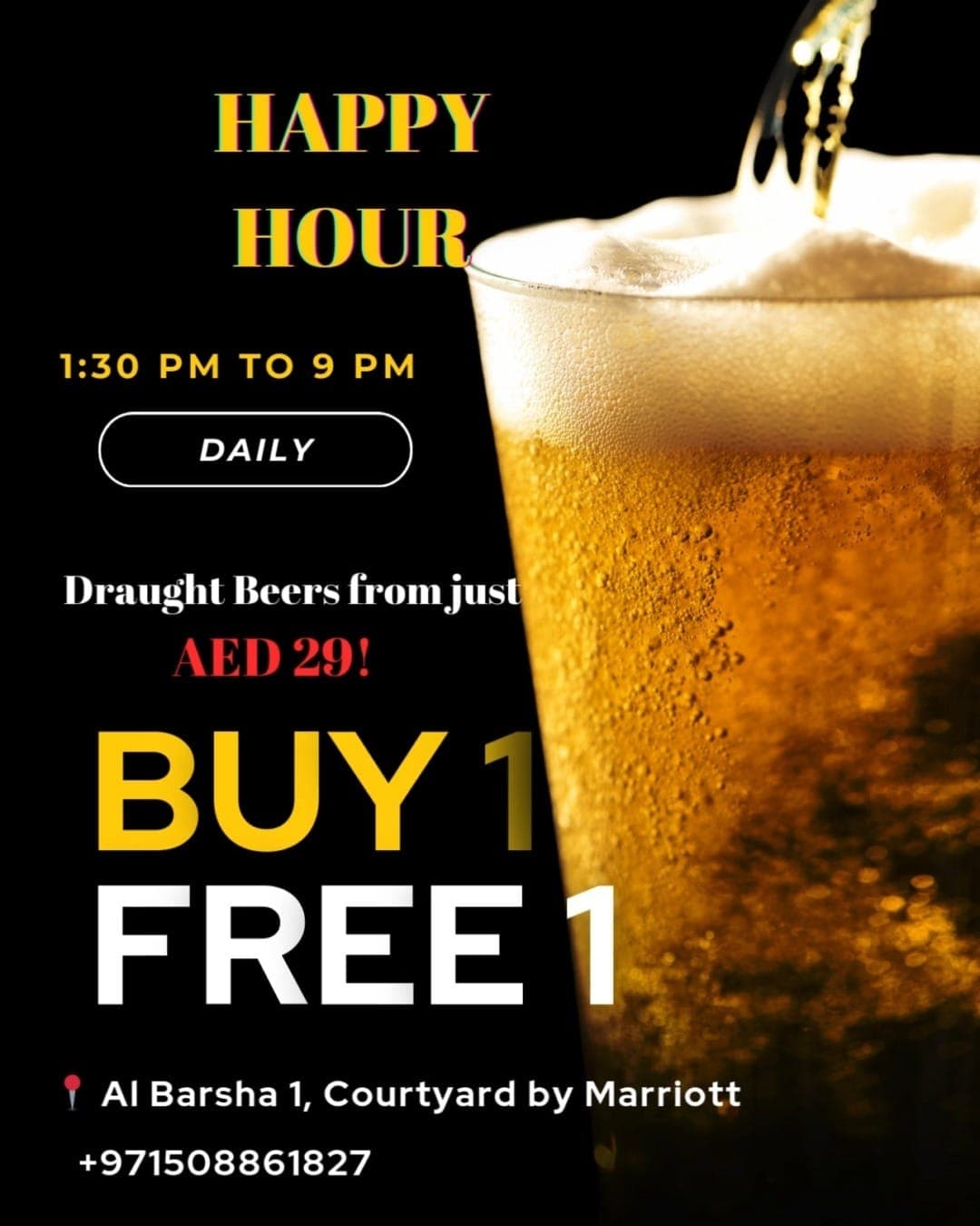 2 for 1 Happy Hours in Dubai list image