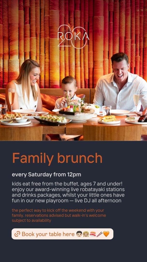 Roka Family Brunch deal image