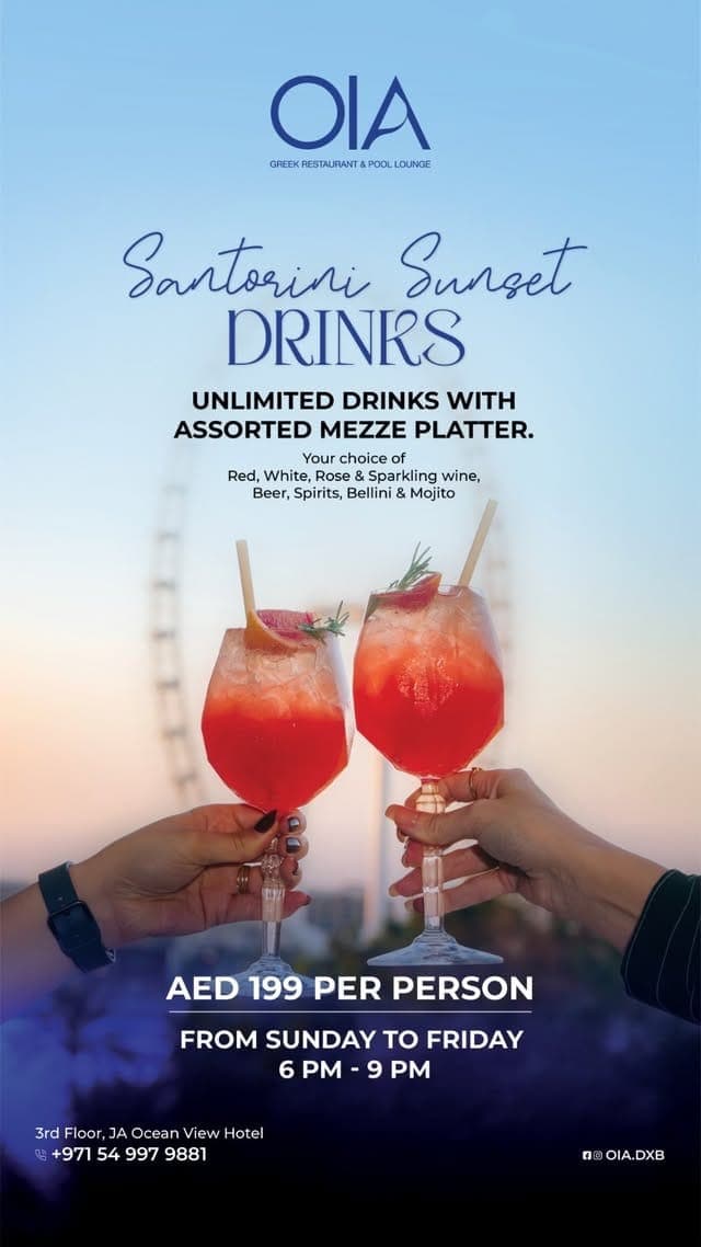 Santorini Sunset Drinks deal image