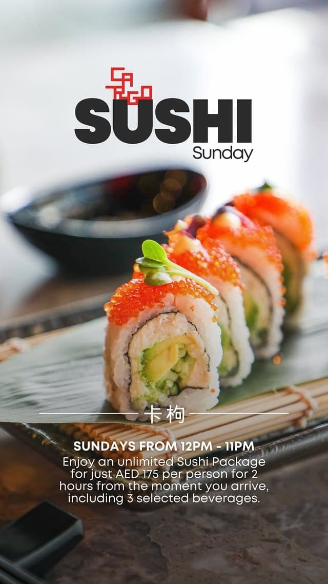 Sushi Sunday deal image