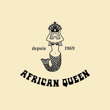 African Queen - J1 Beach logo