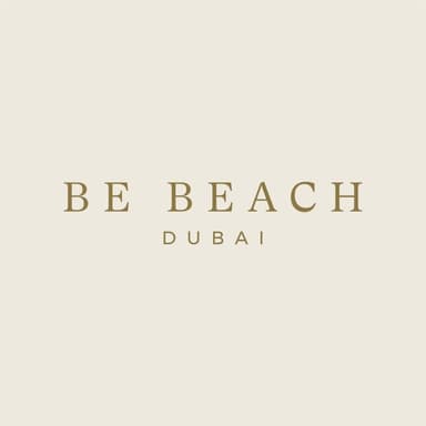 Be Beach - Dubai Harbour logo