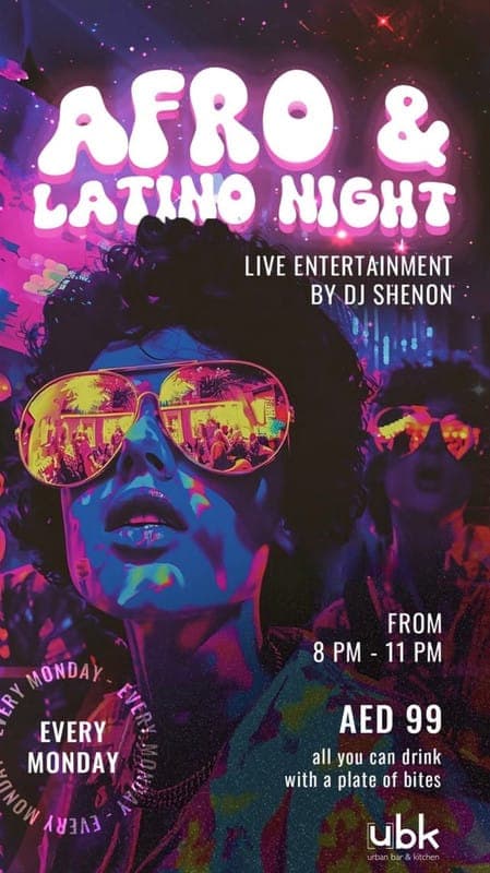 Afro and Latino Night deal image