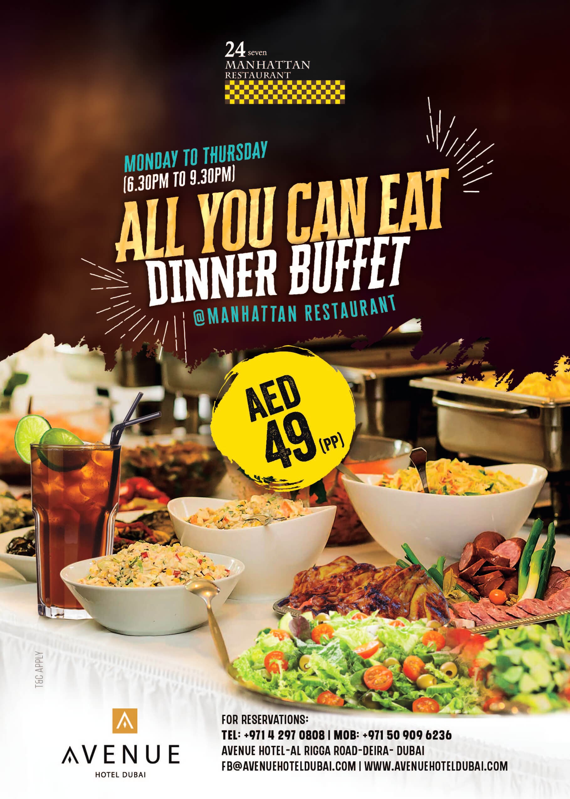 All You Can Eat Dinner Buffet deal image
