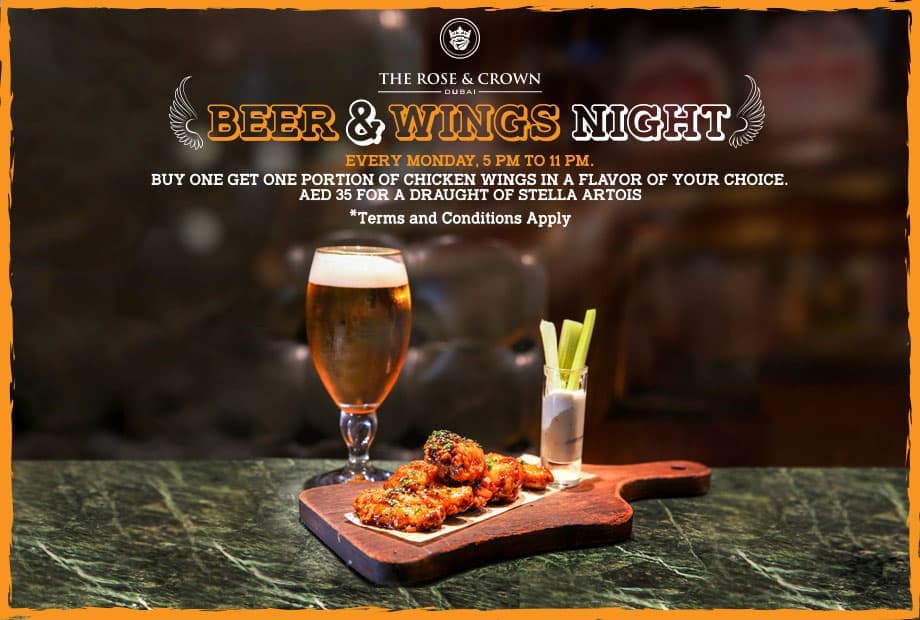Beer & Wings Night deal image