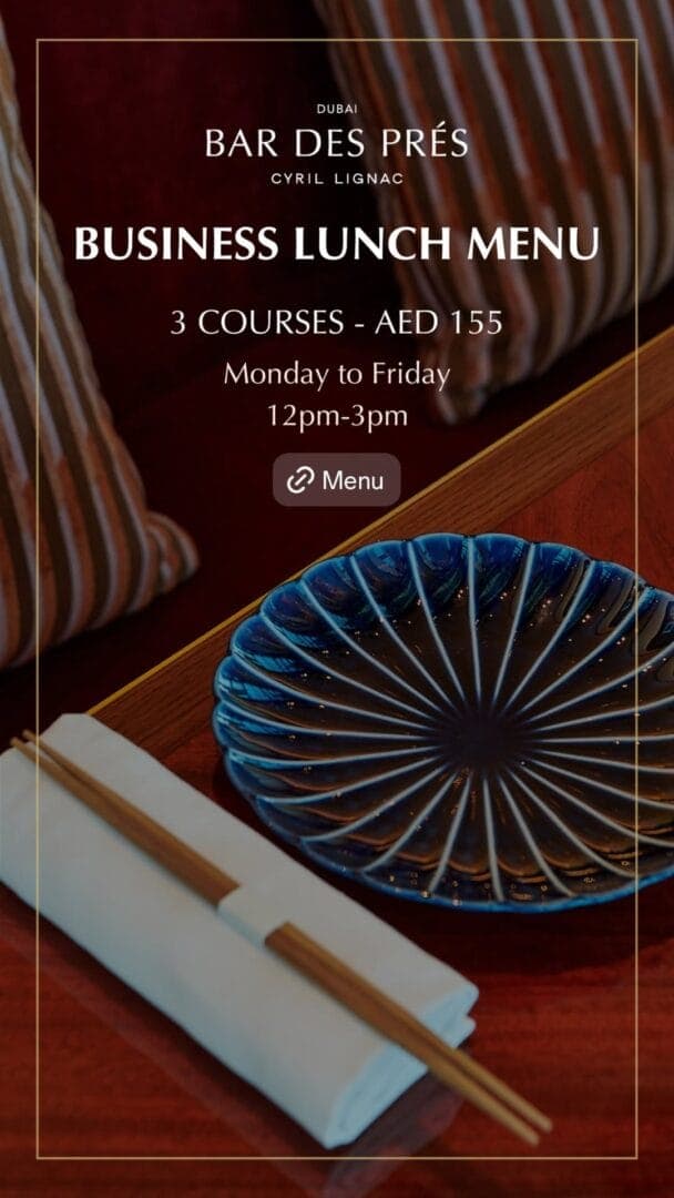 BUSINESS LUNCH deal image