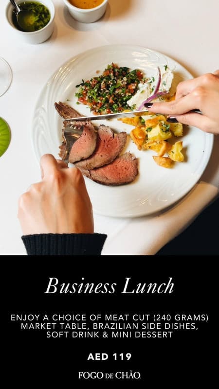 BUSINESS LUNCH deal image