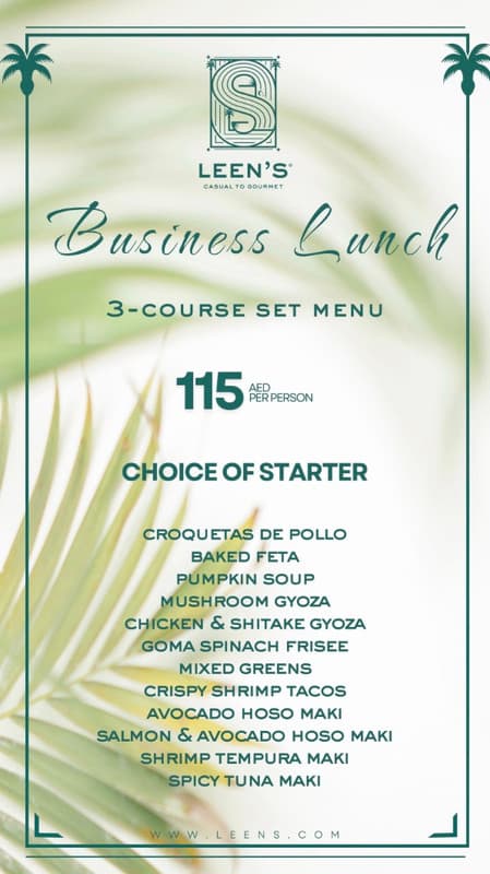 Business Lunch deal image