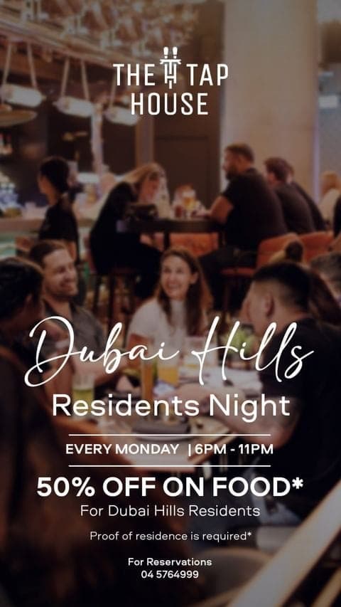 Dubai Hills Residents Day deal image