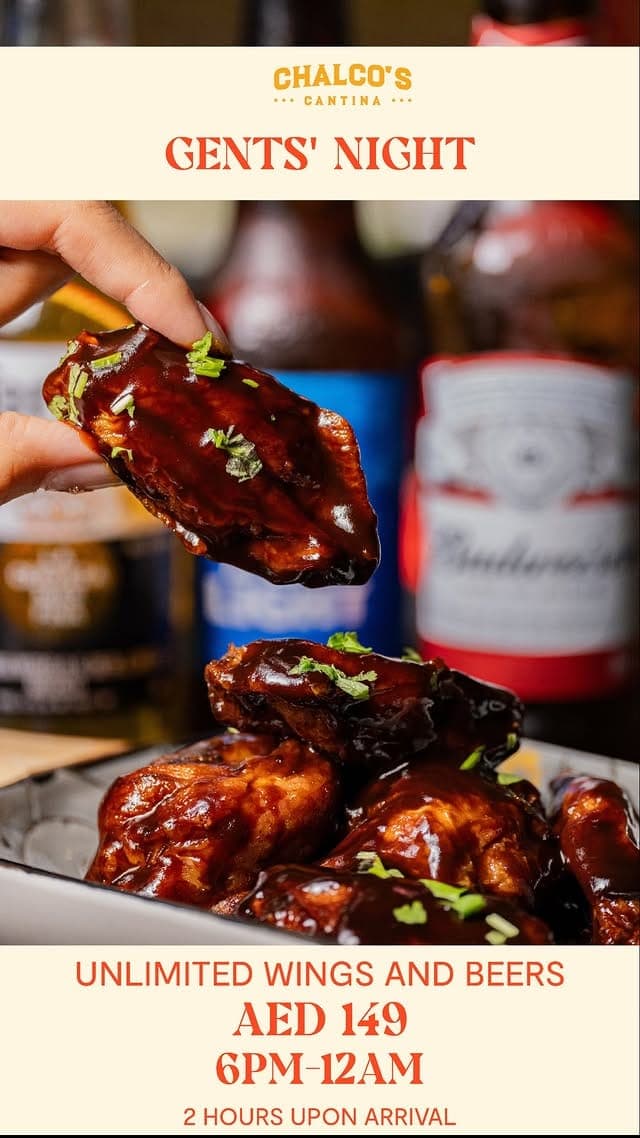 GENTS’ NIGHT AT CHALCO’S deal image