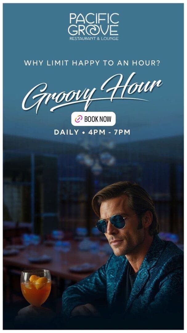 GROOVY HOUR AT PACIFIC GROOVE RESTAURANT deal image