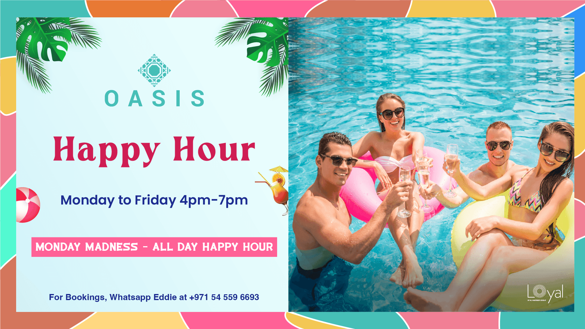 Happy Hour at Oasis Pool Bar deal image