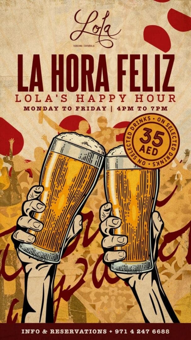 LA HORA FELIZ / HAPPY HOUR deal image