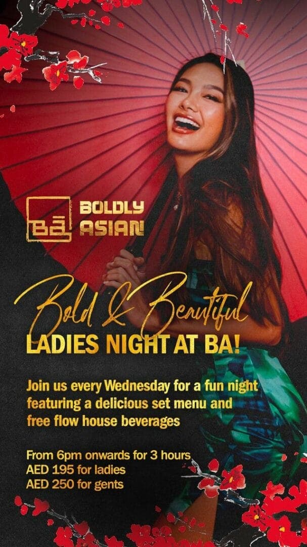 Ladies Night at BA - Boldly Asian deal image