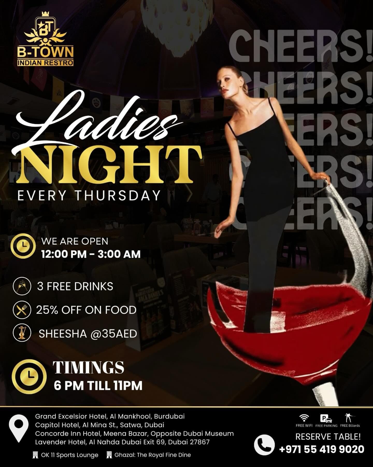 Ladies Night deal image