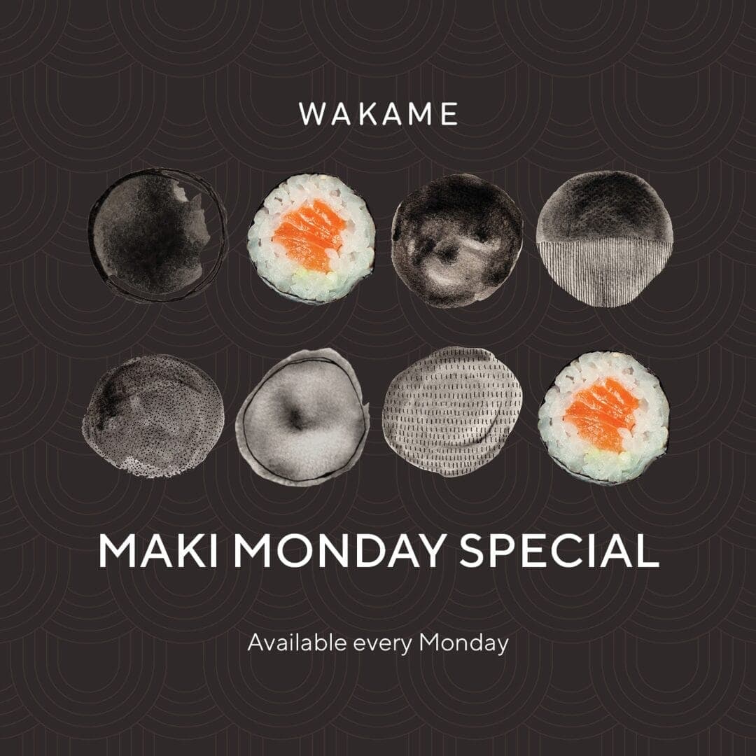 Maki Monday Special at Wakame deal image