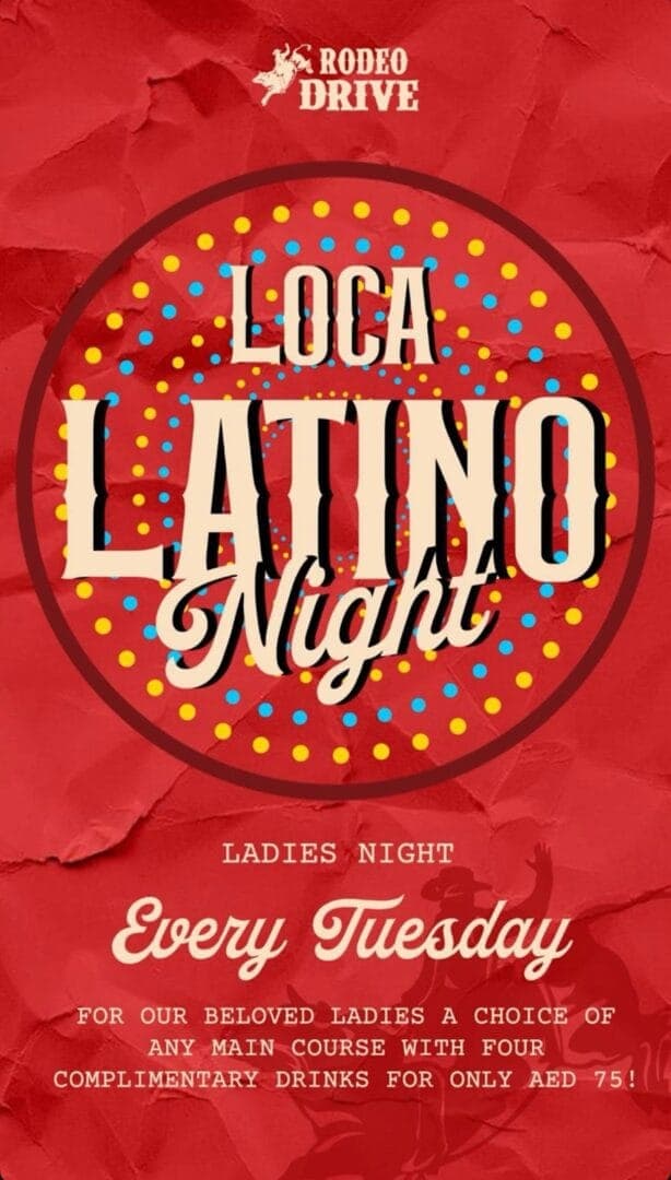 Noche Latino Loca - Tuesday deal image