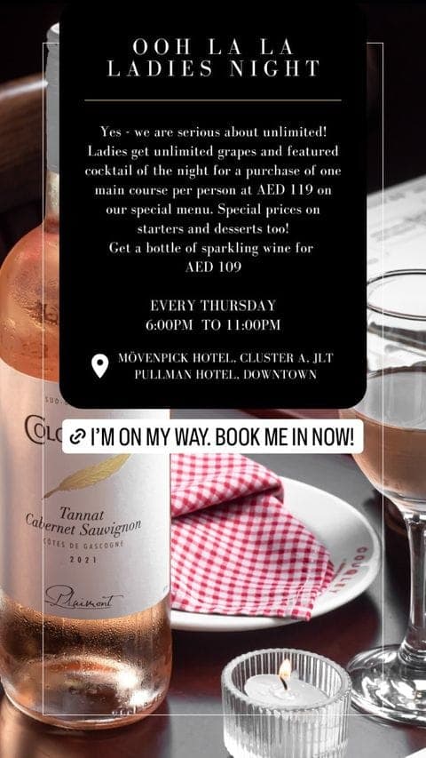 Ooh La La Ladies Night deal image