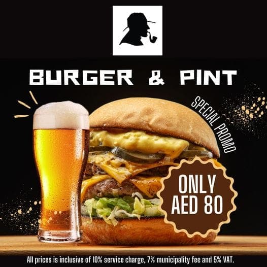 Pint & Burger deal image