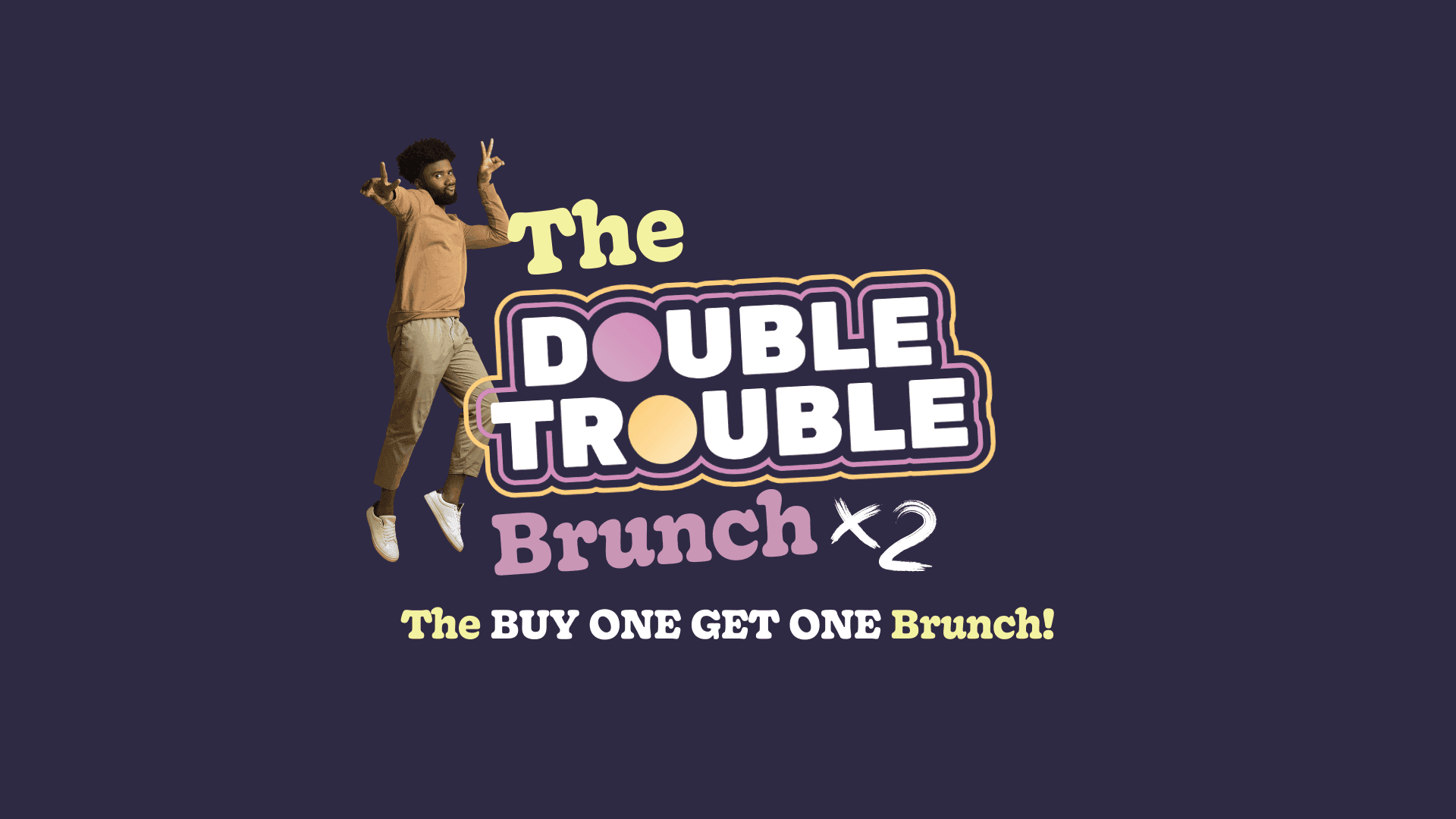 Saturday Double Trouble Brunch deal image