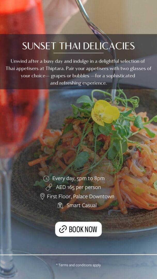 Sunset Indulgence with Exquisite Thai Delicacies deal image