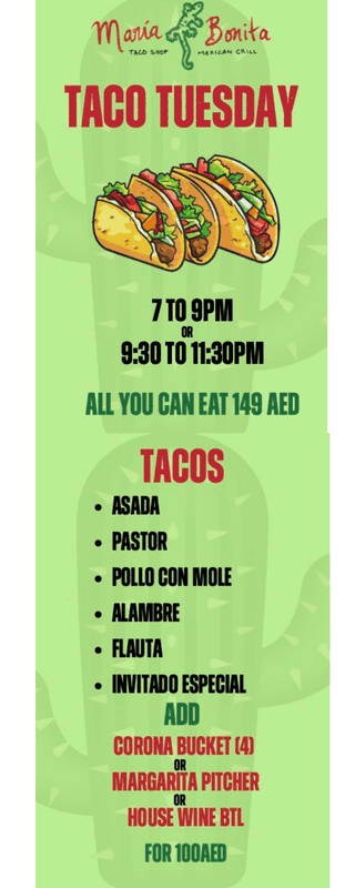 TACO TUESDAY deal image