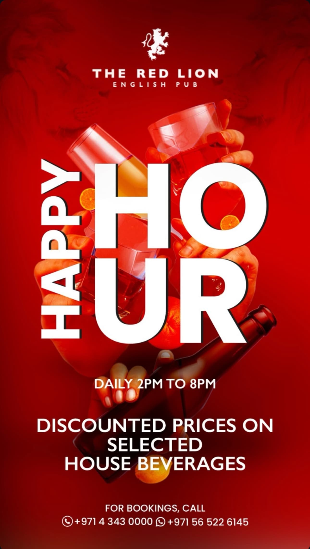 THE RED LION HAPPY HOUR deal image