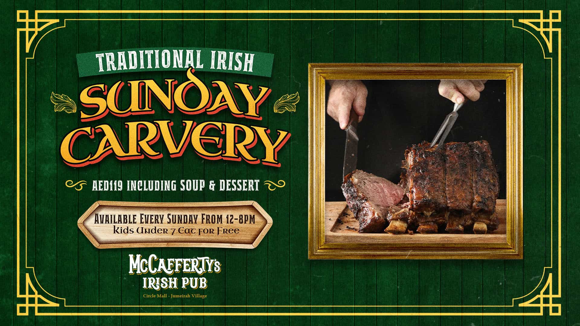 Traditional Irish Sunday Carvery deal image