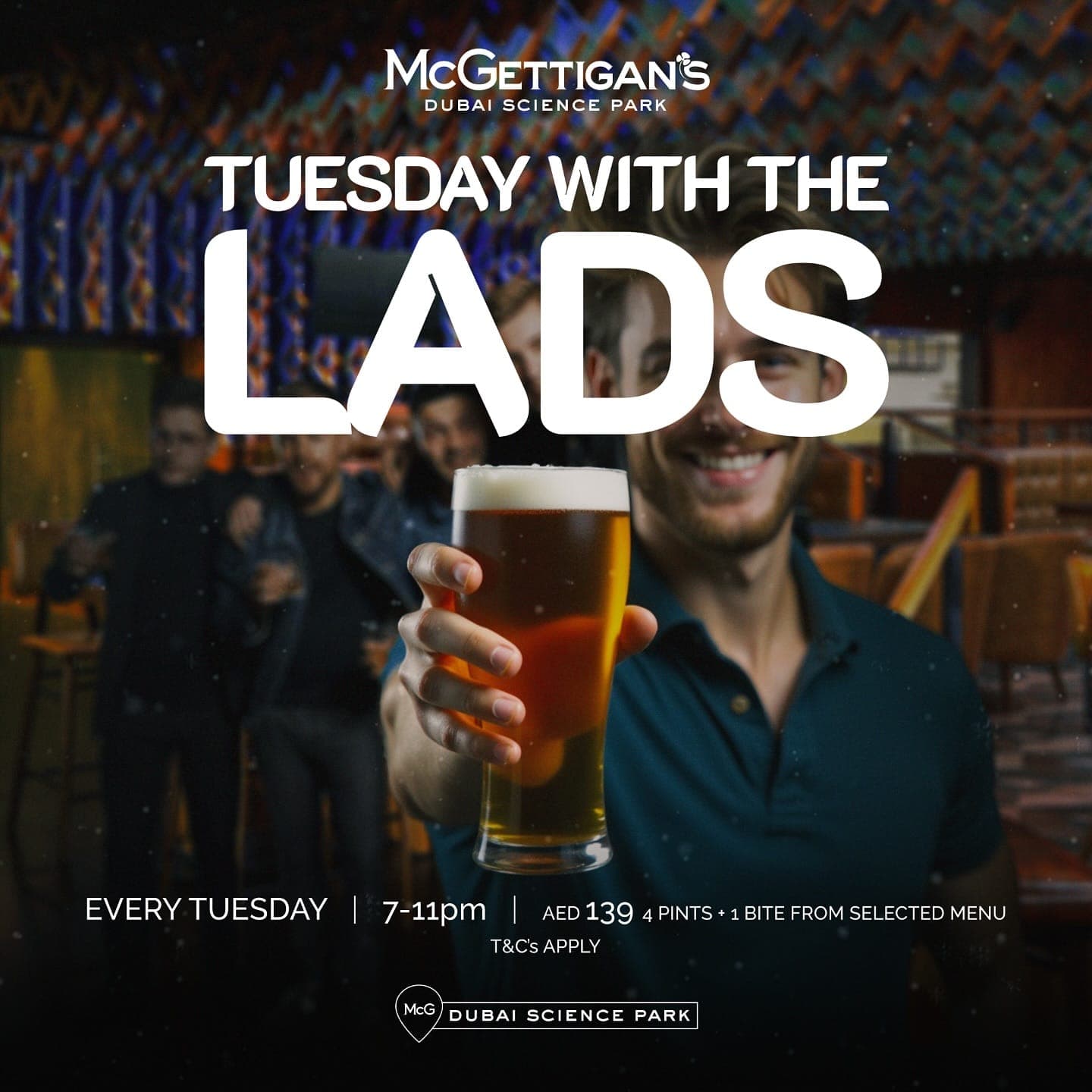 Tuesday with the Lads deal image