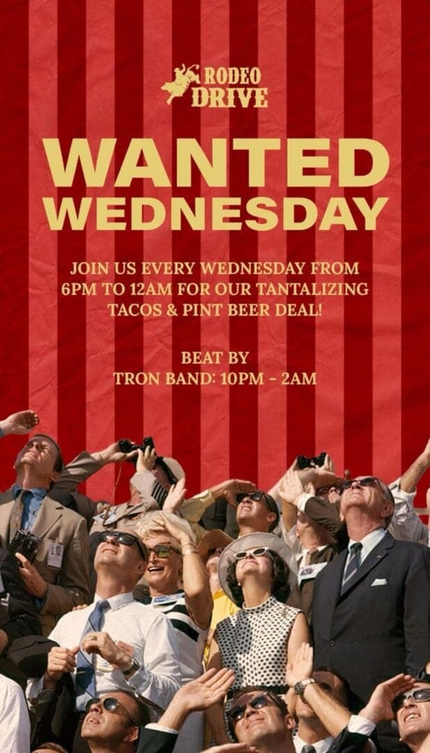 WANTED WEDNESDAY deal image