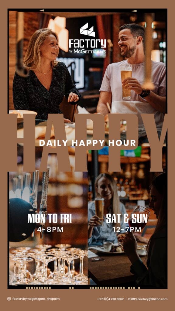 Happy Hour Claw BBQ Hilton Dubai Palm Jumeirah dizzer