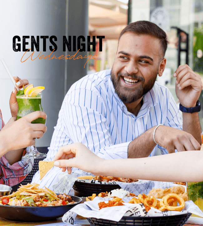 Gents Night Wednesday Buffalo Wings & Rings Cluster U dizzer