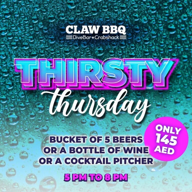 Thirsty Thursdays Claw BBQ Pavilion at The Beach dizzer